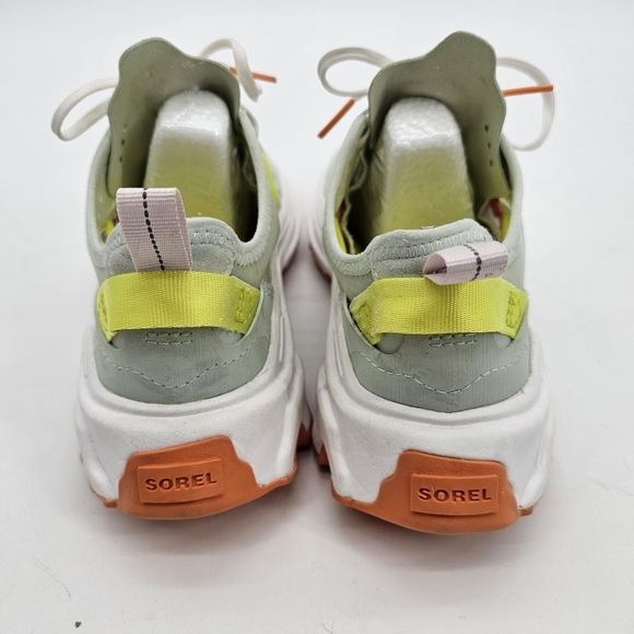 Sorel Kinetic Break thru Tech Neon Sneaker Womens Size 7 - Picture 3 of 8